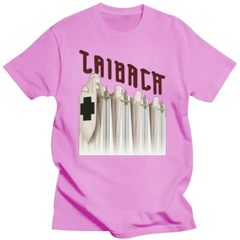 Laibach Slowenische Avantgarde Band Poster Tour Herren Schwarzes T-Shirt Marke Mode UmstandsmodeAvantgarde T-Shirt