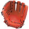 ZETT Pro Status Baseball Glove for Second and Deep Size Includes Glove Made in BPROG560 Shortstop, Right-Handed Throw, Orange/Black (5819), 4, Bag,