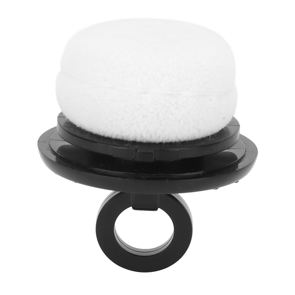 Loose Powder Empty Box Mini Portable Empty Makeup Powder Container with Flocking Puff (Mushroom Shape)