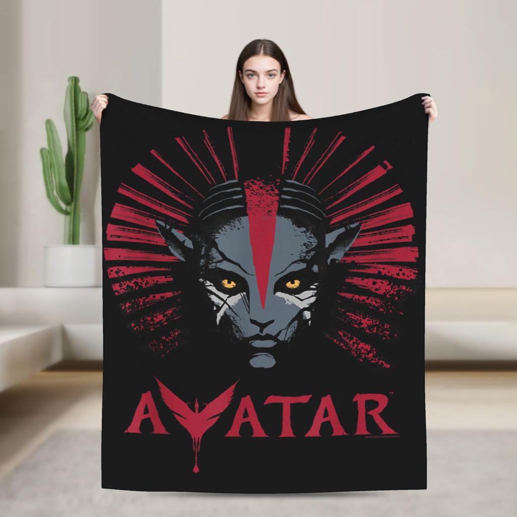 A-Avatars Fire and Ash Kiri Woodsprites Fashion Blanket Flannel Novelty Breathable Throw Fashion Blankets for Bed Sofa Spring/Autumn Couch