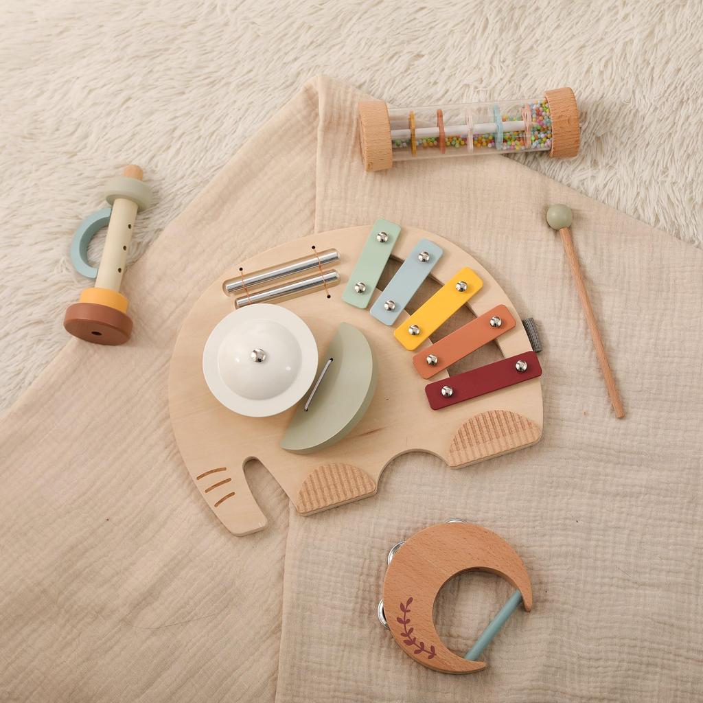 Promise Babe Montessori Musical Instrument and Perfect for Pretending To Play Educational Toy for Fingertip Perfect for Boys and Girls Ages and A