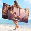 Gamer Albedo Anime Sexy Girls Beach Towel Colorful Bath Towels For Girl Microfiber Quick Dry Custom Sand Free Beach Yoga Spa