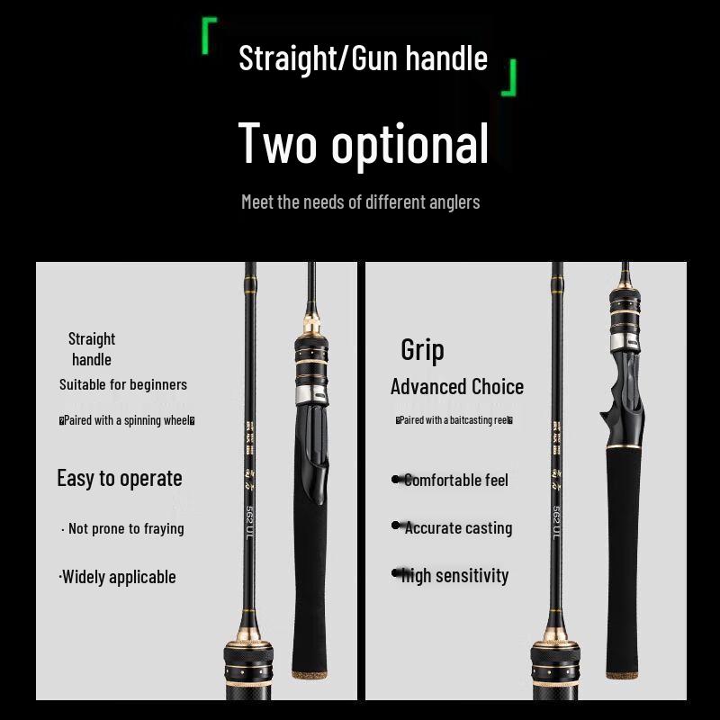 Iosn Shangfang UL/ML Carbon Solid Tip Micro Lure Rod