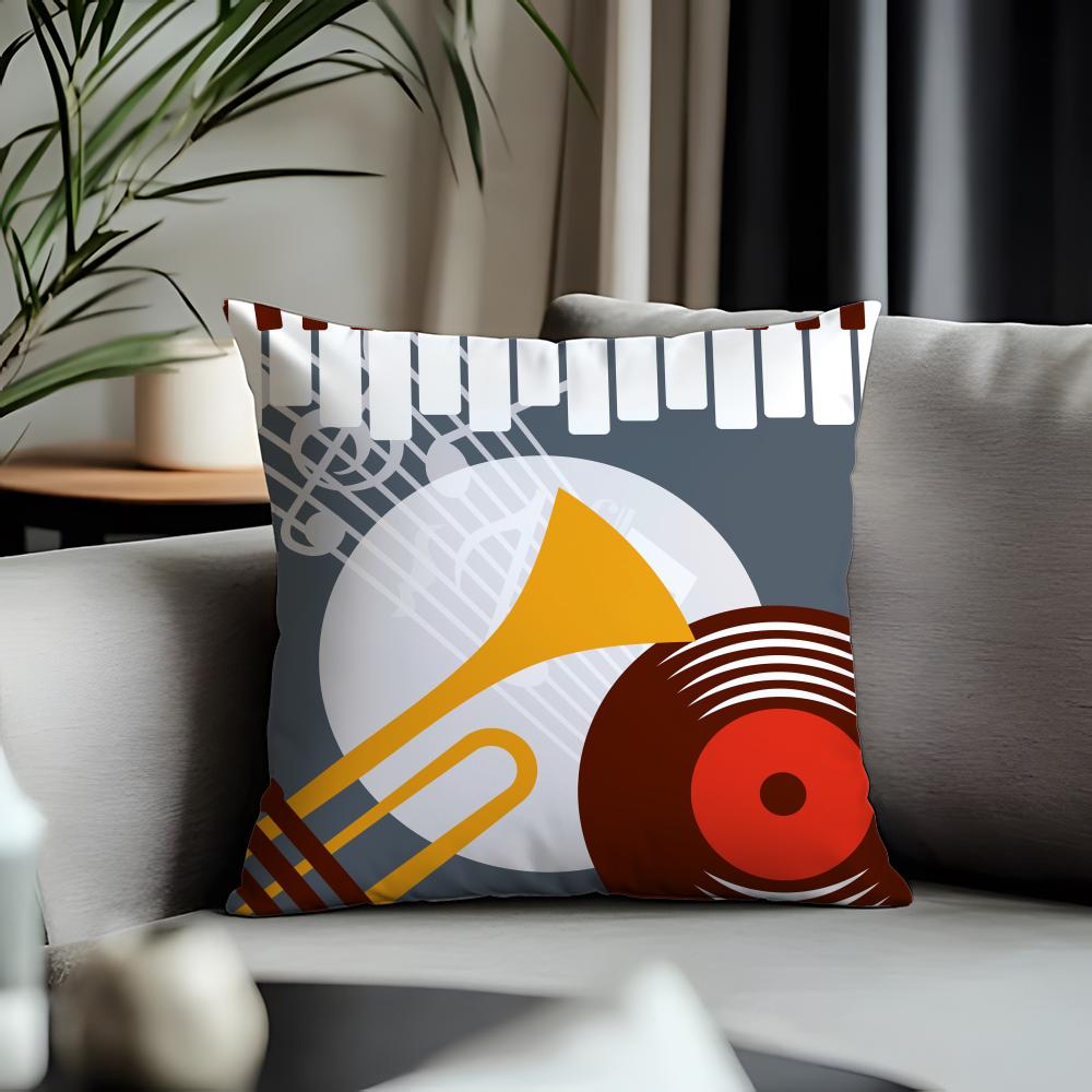 Trending RRetro Speakerful Cushion Cover Antidustmite Pillowcase Invisible Zipper Silky Short Plush Sofa Cushion Cover