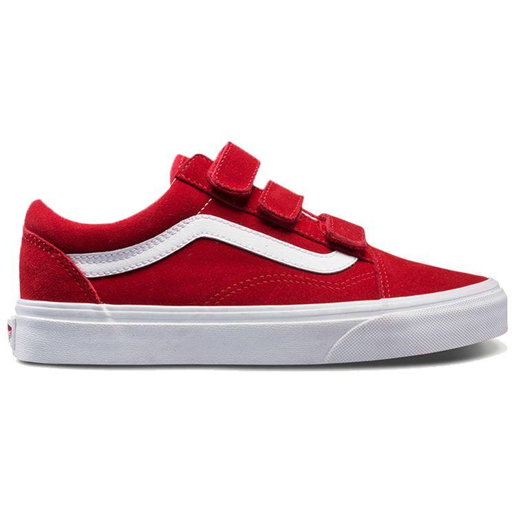 Vans Old Skool Velcro Low-Top Skate Shoes Unisex Sneaker Red VN0A3D29RXK