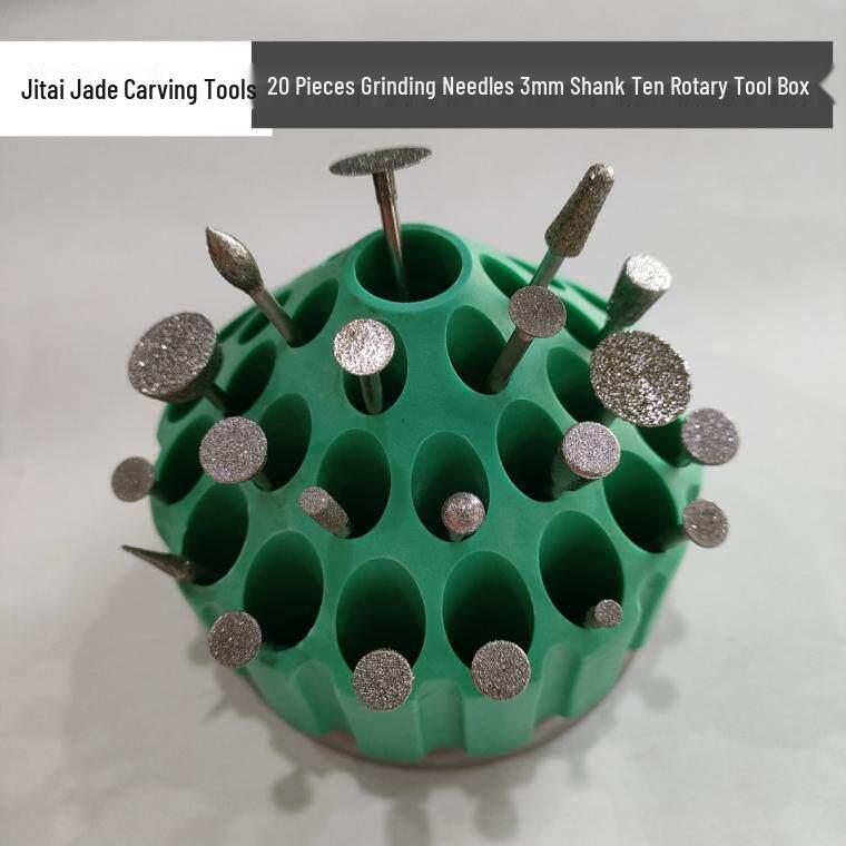 Diamond Jade Carving Tool Set: Polishing & Grinding Needles for Stone