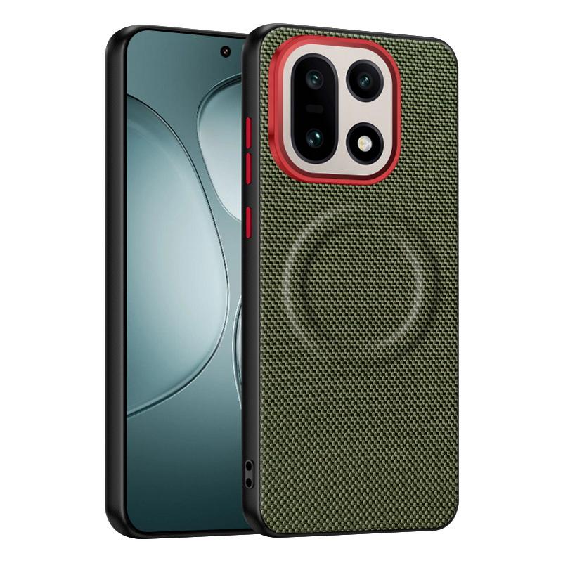 

Magnetic Ring With Red Circle Lens Heightened to protect the Case For OnePlus 15 13s 13T 13R 13 One Plus Ace 5 Pro Slim Cover OnePlus 15