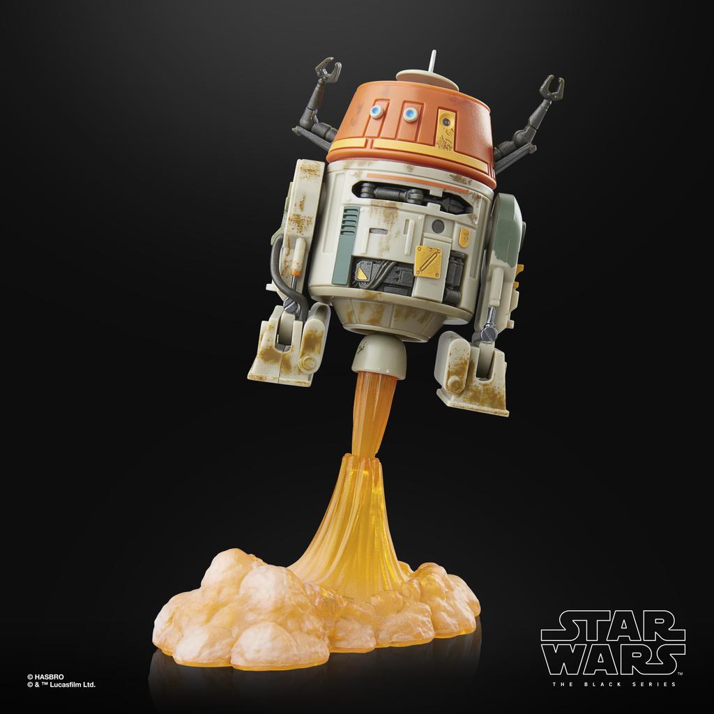 Hasbro STAR WARS Star Wars Black Series Chopper Star Wars Rebels 6 Zoll große Actionfigur für Kinder ab 4 Jahren F7030 Originalprodukt (C1-10P), (15 cm) Figur,