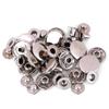 50set Durable Brass Snap Fasteners Round Shape 10mm Diameter Press Studs Metal Button Snaps Diy Sewing
