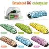 Non-Toxic Simulation Tricky Rc Caterpillar Robot Simulated Cute Animals Remote Control Insects Halloween Toys For Kids Children'S Gifts