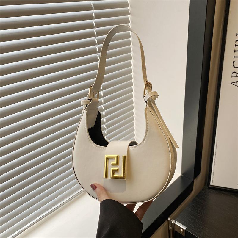 New Niche Design Handbag Literary and High-end Texture Temperament Popular Versatile Single Shoulder Underarm Bag