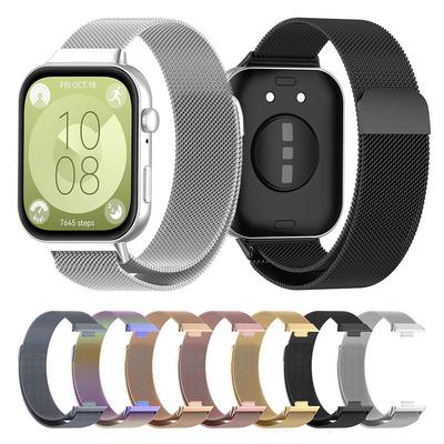 Milanese Loop Strap für Huawei Watch Fit 3 Fit3 Smart Watch Band Edelstahl Mesh Armband