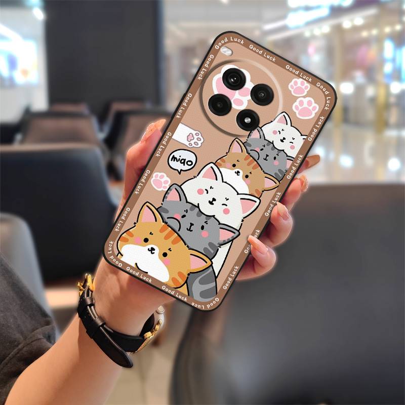 Silicone Fashion Design Phone Case For OnePlus Ace3 Pro/1+Ace3 Pro Protective Durable Anti-knock Dirt-resistant TPU Cute