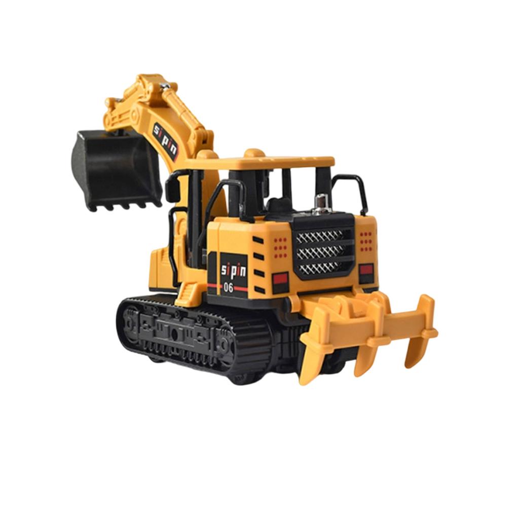 Simulation Alloy Excavator Children's Excavator Engineering Vehicle Toy Boy Baby Bulldozer Toy Car