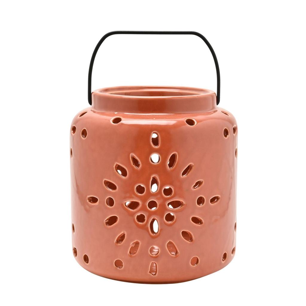 Country Living Ceramic Lantern - Terracotta