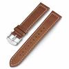 Timex 20mm Genuine Leather Strap ? Brown with Silver-Tone Buckle