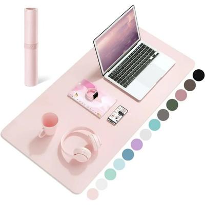 Desk Mat Waterproof Non-slip PVC Mouse Pad Leather Desk Pink Large Home Office Computer Girls Laptop Gaming Kawaii Keyboard Mats