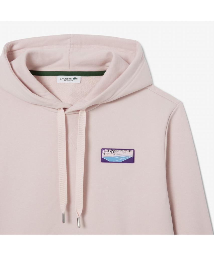 LACOSTE Women'S Tennis Court Patch Hooded Sweatshirt Sf6189-55N Ady