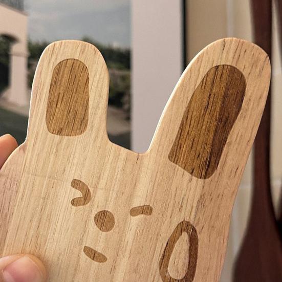 Untersetzer aus Holz Niedliches Cartoon-Tier Wärmeisolierung Tischsets für Kaffee- und Teetassen Multifunktionale Heimdekoration Küchen- und Büroaccessoires