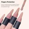 Black Nail Art Masking Tape, Light Blocking Film for Gel Curing UV Protecton Finger Tapes Manicure Tools