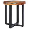 Coffee Table 40 x 45 cm Solid Teak and Polyresin