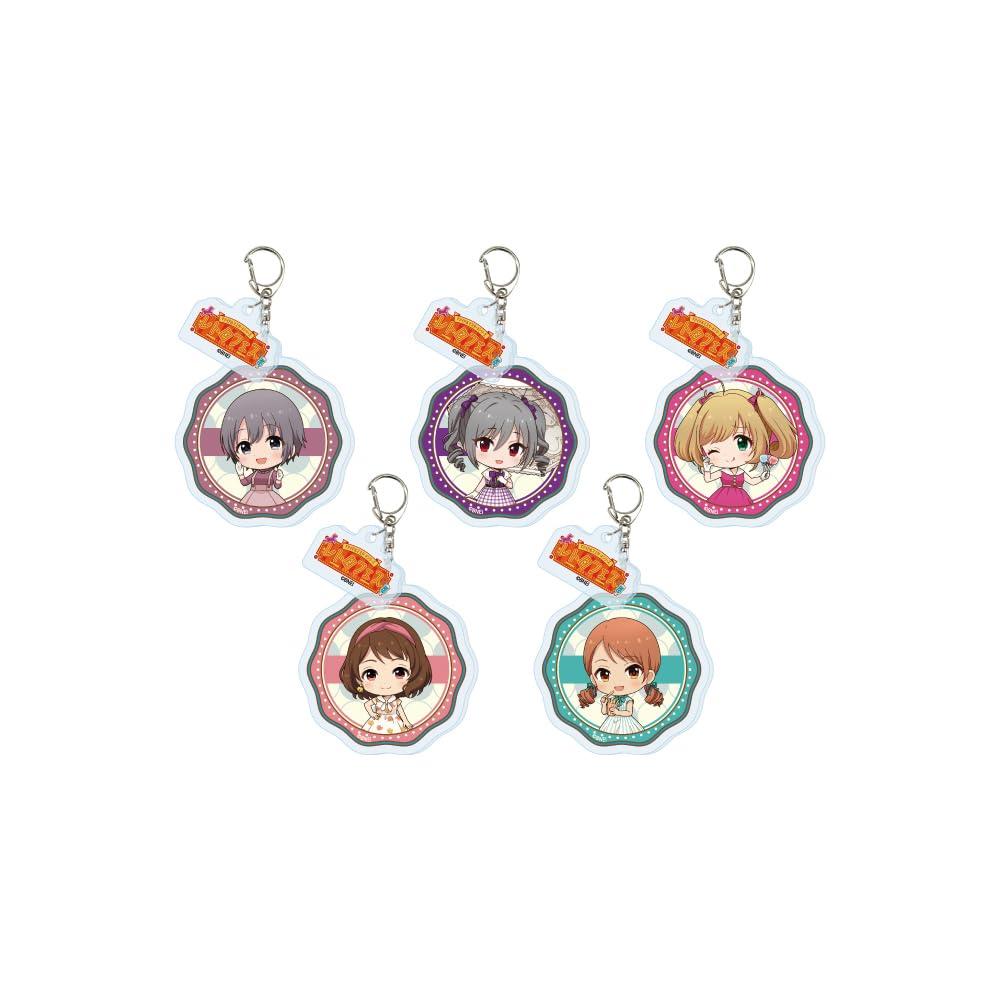 

The Idolmaster Series x Seibuen Amusement Park Retro Fest 02 The Idolmaster Cinderella Girls Acrylic Keychain Complete Set with Parts, Box of 5