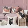 Cat Is Leisure Life Square Pillowcase, Used For Home Decoration, Car Sofa Cushion Cover45Cm*45Cm
