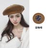 Große Größe 60 cm Wollbarett Wintermützen für Damen Warm halten Mode Malerhut Damen Einfarbige Boina Lässige Beanie Große Größe