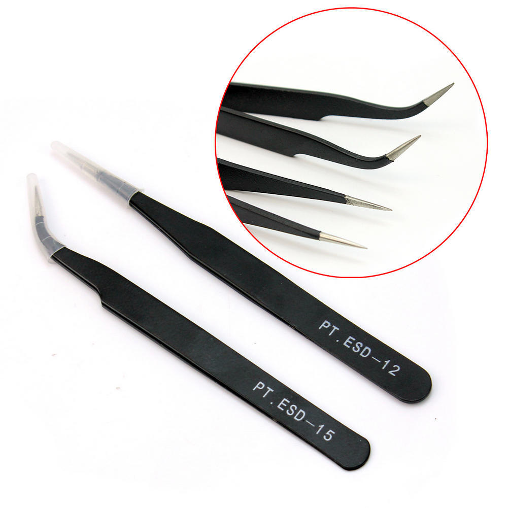Чем заменить пинцет в домашних условиях 2Pcs Stainless Steel Multi Function Clip Nail Art Acrylic UV Gel Tool Tweezers к