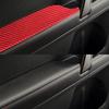 4pcs Red Carbon Fiber Interior Door Armrest Panel Cover For Toyota 4Runner 10-20