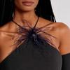 New suspender mesh splicing fringed decorative dress women's clothing