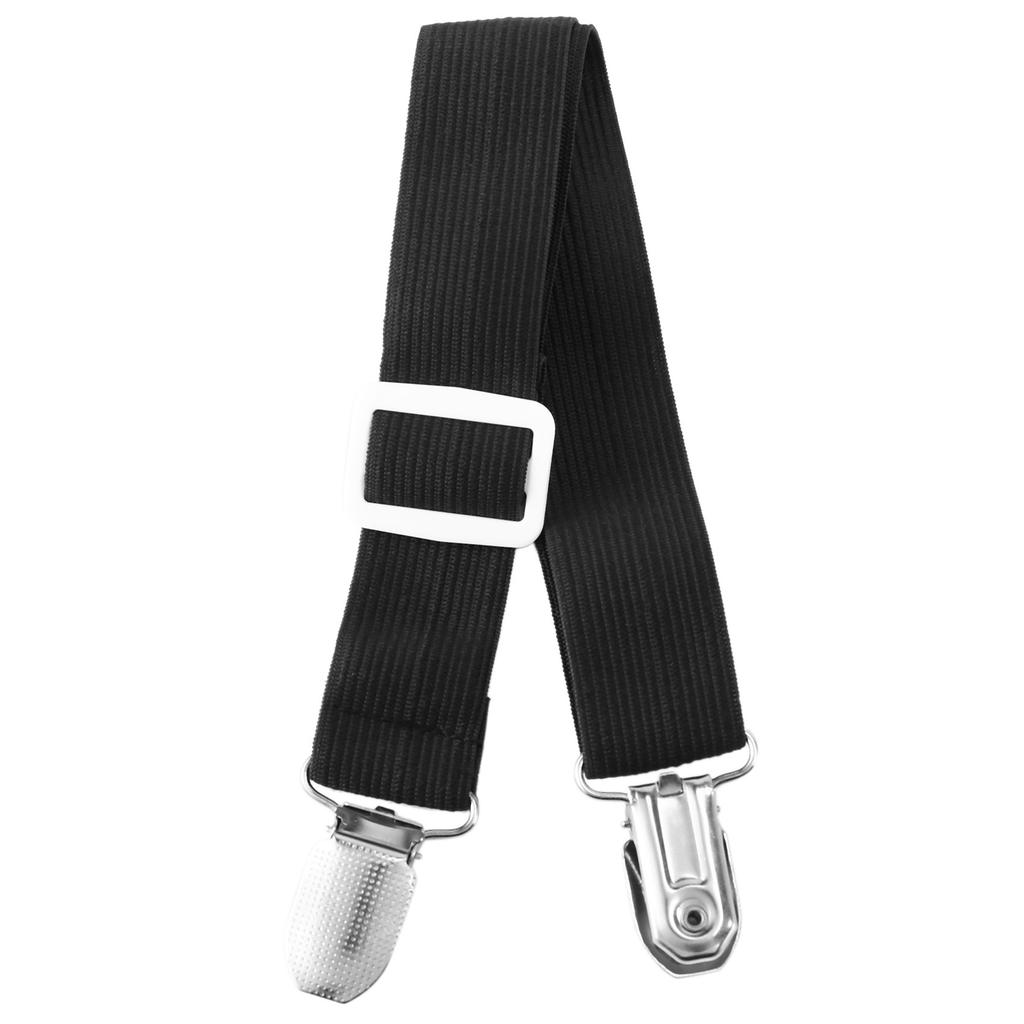 A84E-16Stk Lakenstraps Hosenträgerband Verstellbarer Bett Eckhalter Elastische Befestiger Clips Greifer Schwarz