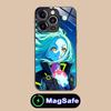 Punk Girl Rebecca Mobile Phone Case for iPhone 17 16 15 14 13 12 11 Air Pro Max Plus Mini MagSafe Glass Colorful Cover Luxury