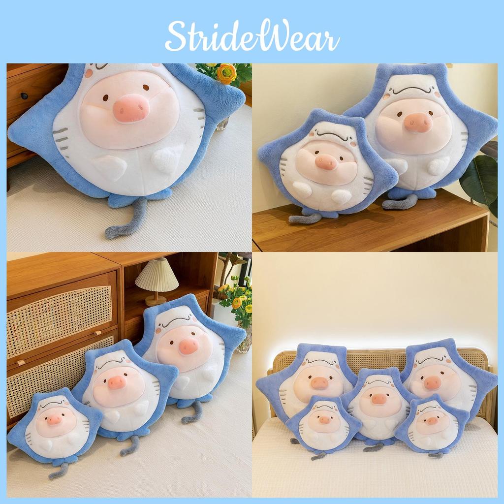 Soft Lulu Manta Character Plush Pillow Toy Decor For Kids Bedroom Playroom Or