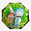 1PC Rick "Morty" Automatic Folding Umbrella, Automatic Folding Umbrella with 8 Ribs, Convenient for Outdoor Use  068
