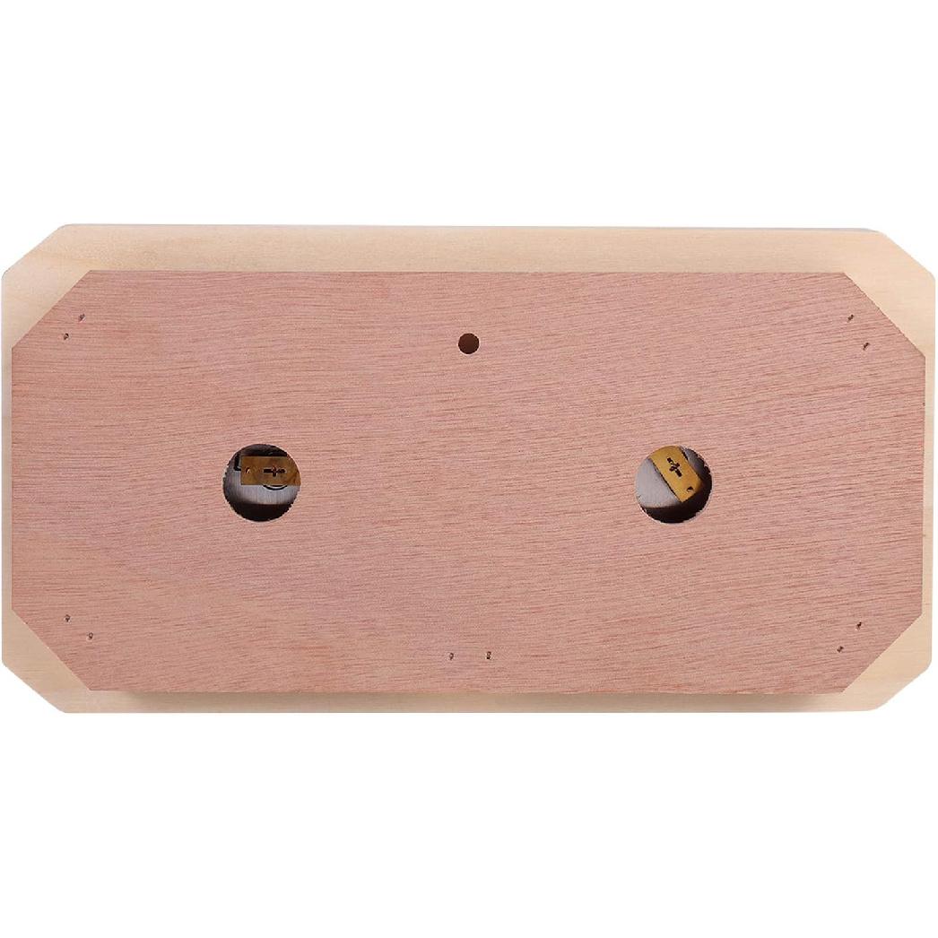 MIFXIN Термометр для сауны Деревянный гигротермограф для сауны 2-в-1 с двумя циферблатами для измерения влажности и температуры в помещении Гигрометр для оборудования парилки