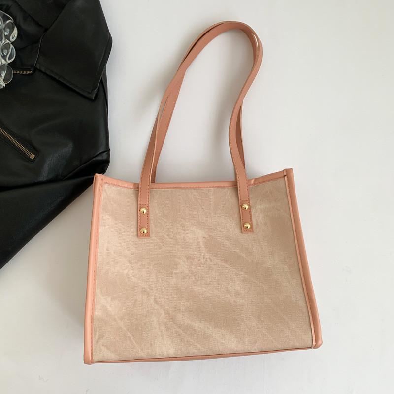 Stylish Large Capacity Single Shoulder Bag For Women Trendy Casual Vintage Tote