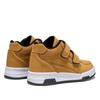 Kids' Wheat High-top Velcro Skate Shoes - Casual, Thick-soled Style for Boys