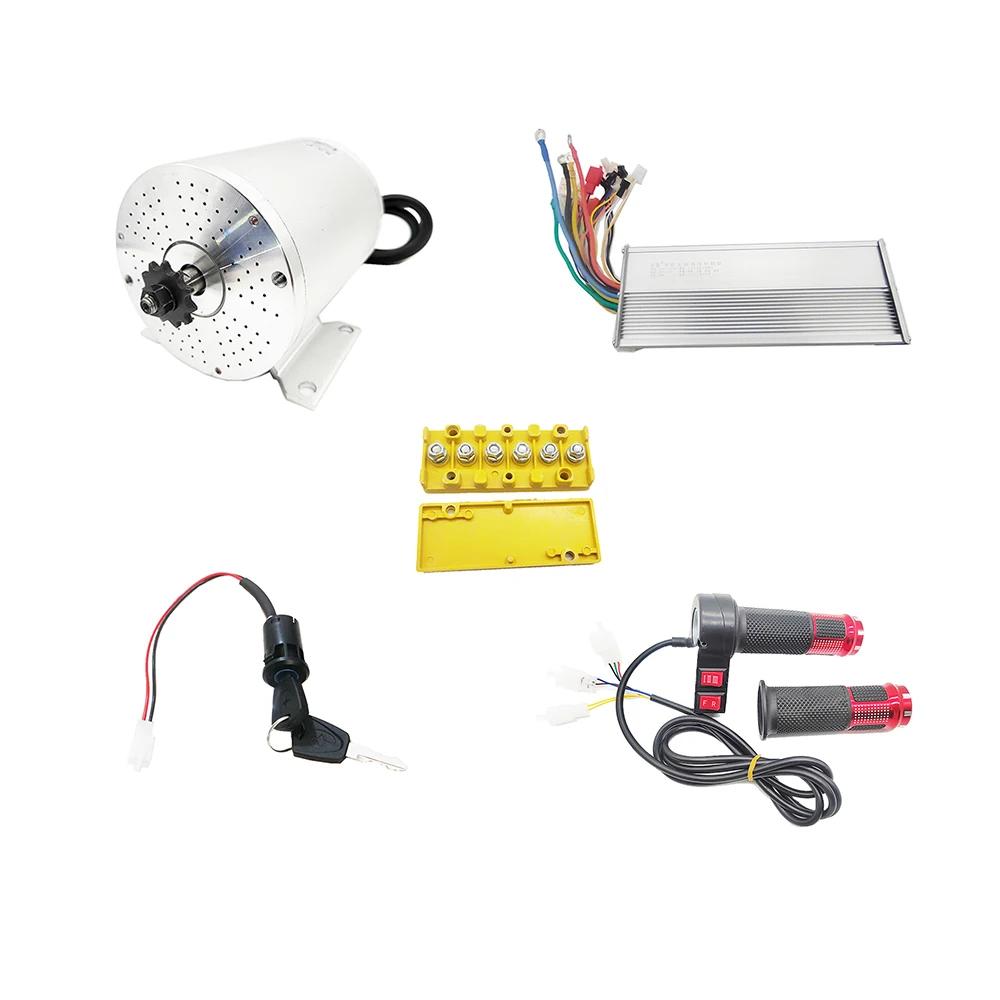 48V 60V 2000W Bezuhlíkový DC Motor Kit pro Elektrickou Koloběžku E-Koloběžku E-Tříkolku/ATV
