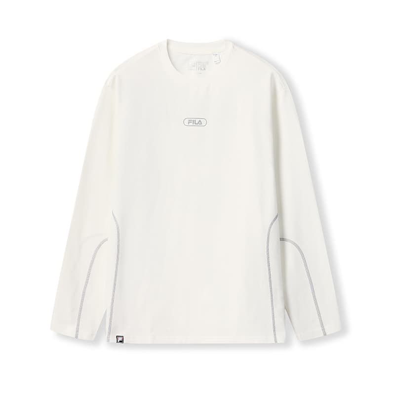 

New FILA ORIGINALE T Shirt Men s Cloud Peak White F11M549208FIV 180/100A/XL