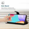 HT02 For Motorola Moto G55 5G Case Genuine Cow Leather Phone Cover Nappa Texture