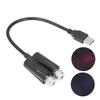 Car USB Ambient Projector Light Red Blue Lightings Plug and Play Free Bending FlexibleNon Voice Control