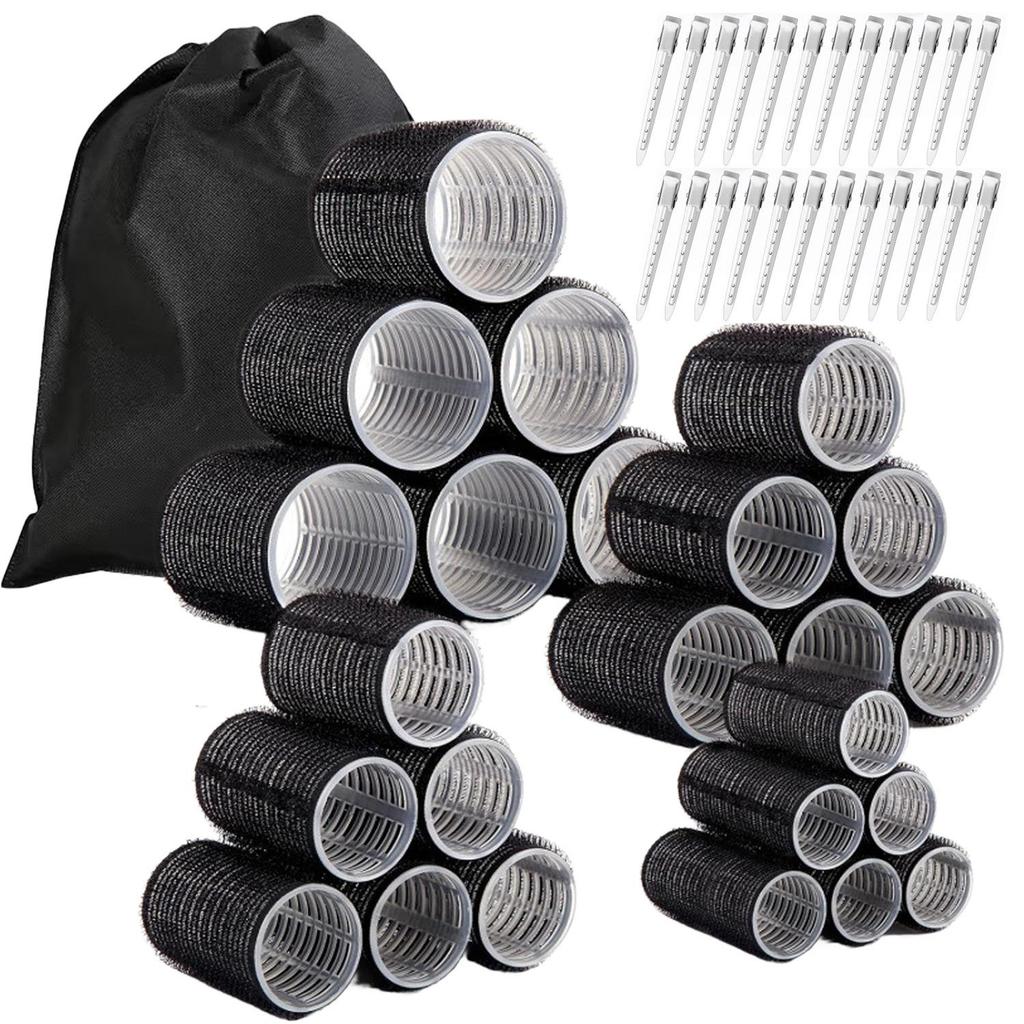 Eight-Character Air Bangs Curler Set with Clips and Comb - Effortless Air Bangs Styling Tool