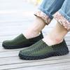 Summer Men Braid Beach Shoes Women Casual Weave Slip On Outdoor Flats Tennis Sneakers for Couples