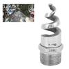Spiral Nozzle SPJT 316L Stainless Steel Male Thread Anti‑Clogging Watering Accesssories(G1