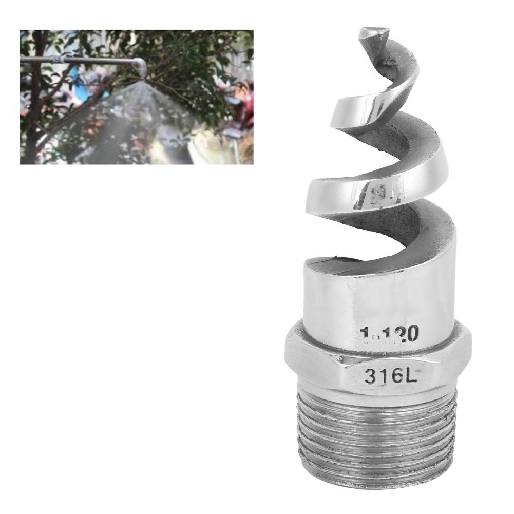 Spiraldyse SPJT 316L Rustfritt Stål Hann-gjenge Anti-tilstoppings Vanningsutstyr(G1