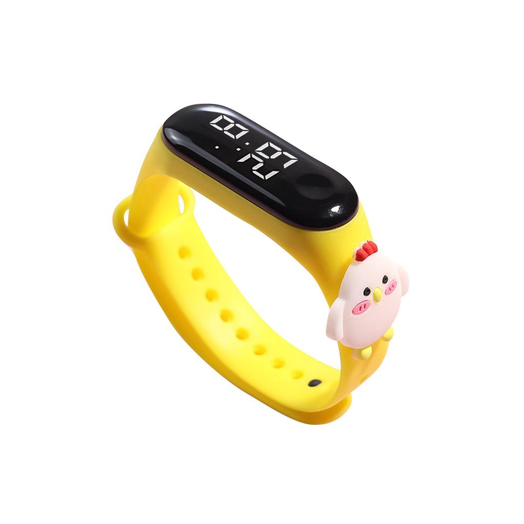 New Cartoon LED Meter 3 Action Figure Watch Band Electronic Watch Creative Student Plastic Bracelet CHILDREN'S Touch Watch