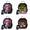 Isolierte Lunchtasche mit großem Fassungsvermögen und 3D-Druck Five Nights At Freddy's für vielseitige Verwendung