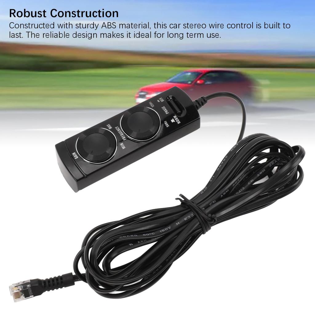 Car Subwoofer Remote Control Wire, Replacement Remote for TS-WX110A/TS-WX120A with Indicator Light