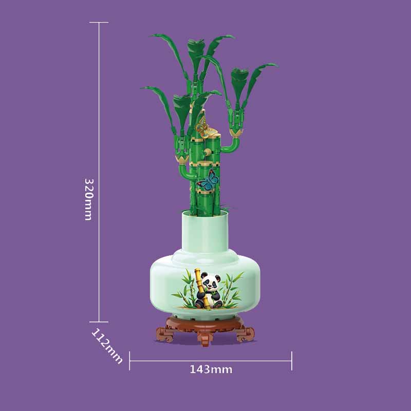 Non-Toxic Sunflower Potted House Decoration Creativity Moc Model Bricks Diy Flowers Toy Building Block Gifts For Kids Children